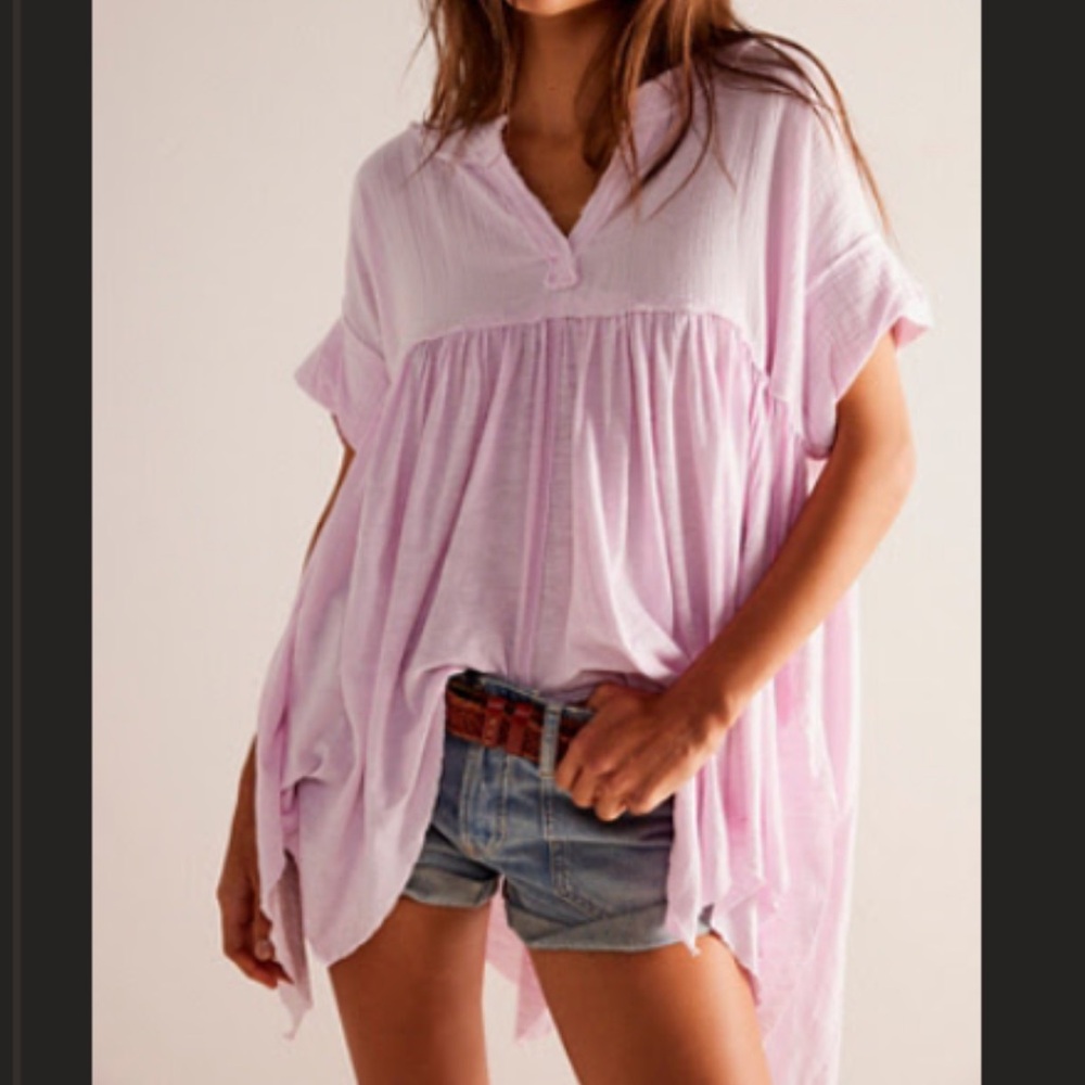 Free People Sugar Rush Babydoll Top - Picture 4 of 8